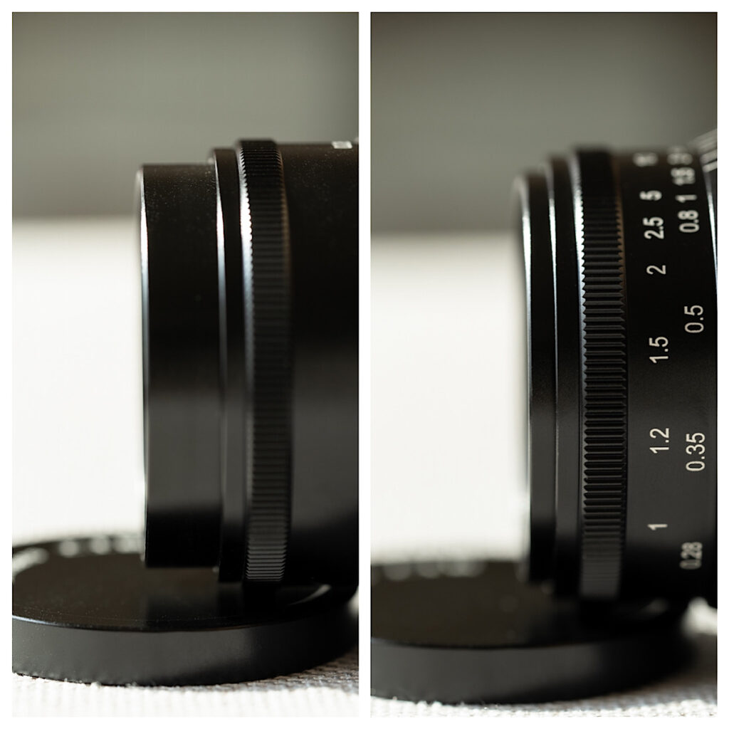 7artisans 3mm f/1.2 Mark II Lens Barrel